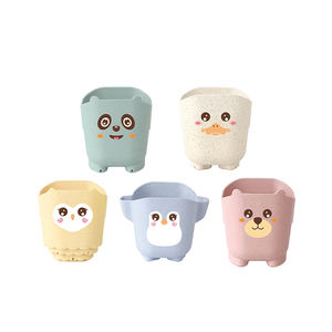 Gobelet de rangement pour salle de <span class=keywords><strong>bain</strong></span>, motif animal de dessin animé, <span class=keywords><strong>ventouse</strong></span>, impression de logo, gobelet empilable, jouet de puzzle pour enfants, jouets de <span class=keywords><strong>bain</strong></span> pour bébé - Product Image 3