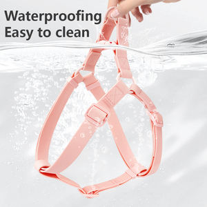 Sunraymascoca tali kustom silikon Harness anjing tahan air PVC karet Harness anjing Step in Dog Harness - Product Image 4