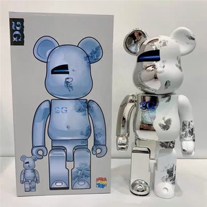 Figura Coleccionable Bearbrick 400% 28C de Resina con Diseño de Superhéroes de <span class=keywords><strong>Marvel</strong></span>, Decoración para el Hogar, Oficina o Sala de Juegos, Oso Violento - Product Image 3
