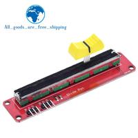 TZT Slide Potentiometer 10K Modul Linear Output Ganda untuk Blok Elektronik Arduino AVR