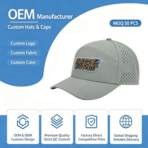 Gorra Snapback Unisex Impermeable y Transpirable de Poliéster/Algodón al por Mayor con Diseño de Parche Bordado para Deportes al Aire Libre - Product Image 1