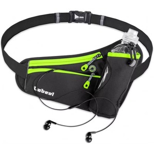 Pack d'échantillons gratuit : ceinture de course sportive avec porte-bouteille et 2 poches zippées pour iPhone, Samsung - Product Image 6