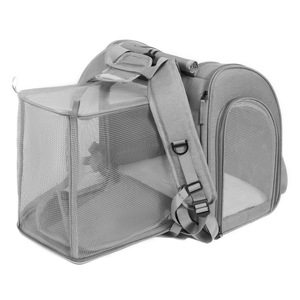 Breathable Mesh Expandable Cat <b>Backpack</b> Portable Large Capacity Pet Travel Carrier for Small Pets - Product Image 3