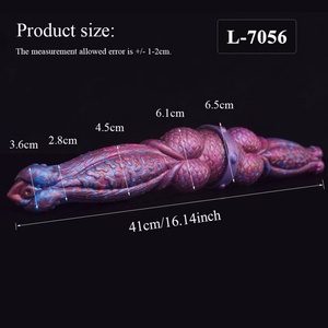 LUUK Customization Factory Price Double Penetration Liquid Silicone Sex Toy Kinky Double Head <b>Dildo</b> G-spot Stimulation for LGBT - Product Image 2