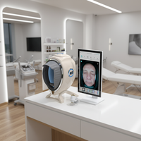 Analizador Facial de Piel con IA, Detección Automática de Pigmentación, Tecnología de Imagen de 10 Espectros, 21.5 Pulgadas, Oficial JLM M8 US