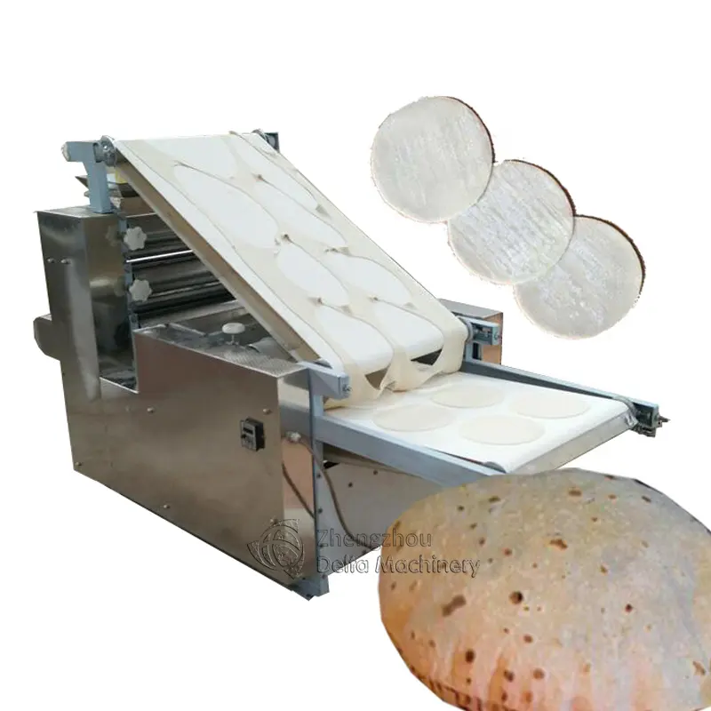 Bánh Pizza cơ sở Maker Máy Tortilla Máy làm bột mì trắng Bột mì Tortilla máy sản xuất