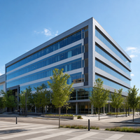 Bâtiment de bureaux en structure acier JFL de haute qualité, planification spatiale flexible pour clinique médicale, design moderne, garantie 5 ans