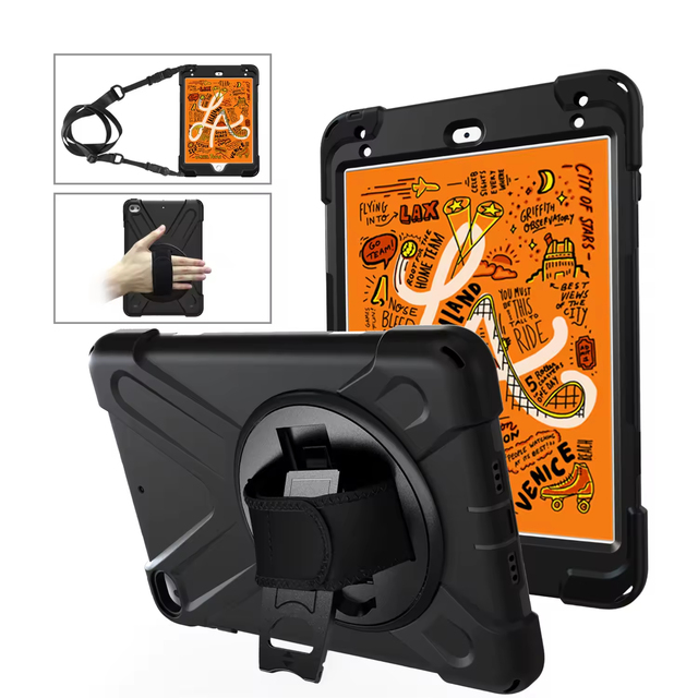 For iPad Mini3 Case Heavy Duty Defender Rugged Armor Kickstand Shockproof Protective Tablet PC Cover for iPad Mini3 Case