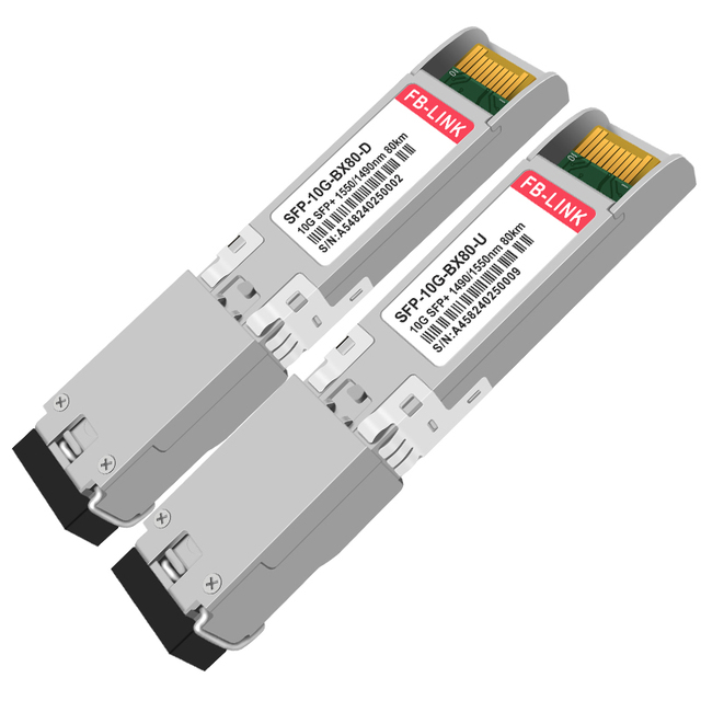10Gbps SFP+ 1490/1550nm bidi 80km 10GB Single Fiber Simplex 10G SFP BIDI Optical Transceiver Module