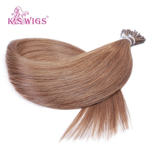 KSWIGS Extensions de cheveux naturels I-Tips en gros, tons mélangés, sans perte ni nœuds, doux, pour coiffeurs professionnels - Product Image 2