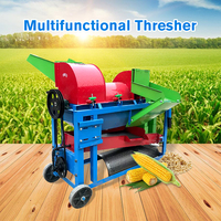 Batteuse multifonctionnelle Offre Spéciale pour le riz et le maïs Batteuse de céréales pour le blé et le maïs à essence et diesel Batteuse multifonctionnelle
