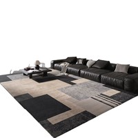 Tapis de salon, tapis de canapé, tapis de table basse, décoration d'intérieur de luxe léger, design moderne minimaliste haut de gamme, tapis de chambre à coucher grande surface, tapis de chevet