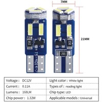 Lampu LED 12V Berkualitas Tinggi T5 W3W W1.2W Lampu Dasbor Universal Pencahayaan Interior Mobil Merah Putih Ice 3SMD Cob Kecerahan Tinggi