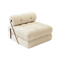Ensemble de canapé-lit en tissu mousse à compression modulaire, mobilier de salon moderne, chaise