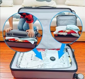 L-Hotselling <strong>Storage</strong> <strong>Clothes</strong> Vacuum Compression <strong>Storage</strong> Bags With Hand Pump for <strong>Clothes</strong> and Traveling Sac De Voyage Sous Vide - Product Image 5