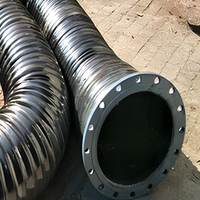 Conduit flexible renforcé en fil d'acier ondulé noir pour la construction minière