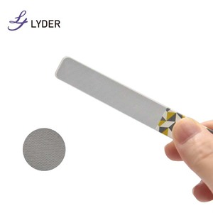 Lyder nhà máy trực tiếp cung cấp biểu tượng tùy chỉnh công cụ làm móng tay duy nhất hai mặt Nano Glass Nail tập tin 240 Grit 9cm nhãn hiệu riêng - Product Image 3