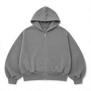 Sweat à capuche oversize avec fermeture éclair - Product Image 1
