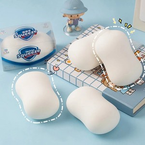 Plush Latex Squishy Stress Ball Fidget <b>Toy</b> Crunchy Squeeze Ball Round Blocks Filled ASMR Anti-Stress for Adults - Product Image 6