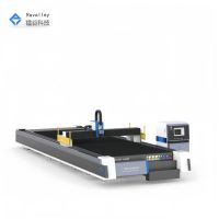Machine de découpe laser pour tôles métalliques de grand format 6 kW, haute puissance, pour la découpe laser de laiton, de l'aluminium, de l'acier au carbone, de l'inox