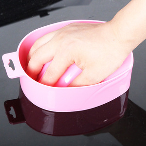 อ่างแช่เล็บพลาสติกแบบพกพา รูปทรงสี่เหลี่ยมผืนผ้า อุปกรณ์ดูแลหนังกำพร้าสำหรับการบำรุงมือ - Product Image 2