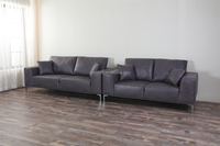 Canapé de luxe moderne, meuble classique, canapé en cuir, ensemble de canapé modulable pour salon à vendre