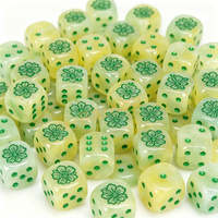 Dés personnalisés à 6 faces, dés de jeu standard colorés, ensemble de dés pour jeux de table