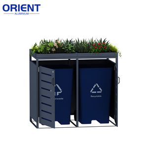 <span class=keywords><strong>Poubelle</strong></span> de jardin en aluminium de haute qualité, directement de l'usine, bac de <span class=keywords><strong>rangement</strong></span> métallique personnalisé, <span class=keywords><strong>poubelle</strong></span> durable pour le stockage des déchets - Product Image 3