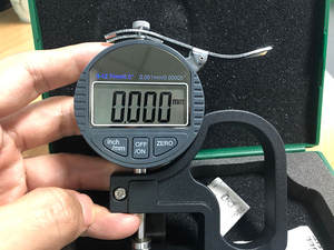 Liyi 12.7mmポイントメジャーデジタルミクロン厚さゲージメーター0.001mmファブリック厚さテスター - Product Image 4