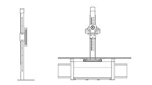 Sistema de Radiografía Digital de Alta Frecuencia para Exámenes Médicos, Máquina de Rayos X DR Eléctrica de 32KW y 65KW - Product Image 6