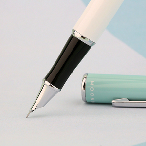 MAJOHN Xingzhi stylo-plume vert clair pour les étudiants qui écrivent et s'entraînent à la peinture en métal, stylo-plume artistique fabriqué en chine - Product Image 5