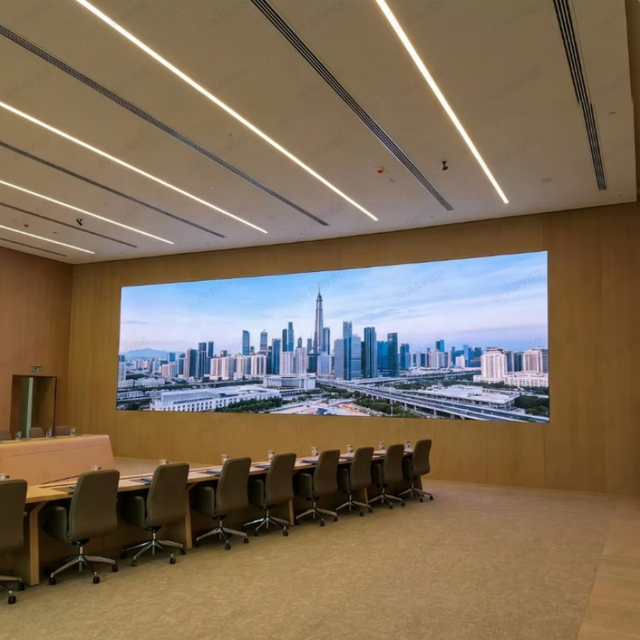 RAYBO Indoor Small Pitch LED Screen Ultra-thin LED Panel P2.6 LED Video Wall GOB protection 8K HD LED Wall for Conference Rooms