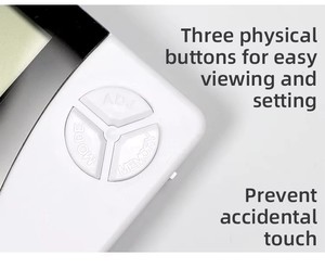 कस्टम लोगो मिनी डिजिटल एब्स प्लास्टिक थर्मो-हाइग्रोमीटर-हाइग्रोमीटर-हाइग्रोमीटर-हाइग्रोमीटर बैटरी संचालित - Product Image 4