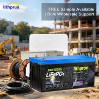Batterie de chariot élévateur logistique 24V 100AH LiFePO4, cellule de batterie robuste pour la logistique en usine, CE RoHS FCC, service OEM ODM, IP67