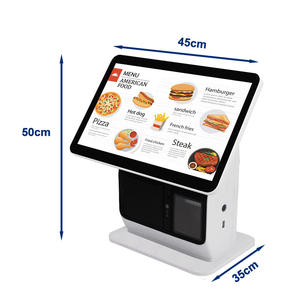 Kiosco de pago con pantalla táctil todo en uno de 15,6 pulgadas, sistema POS en línea para tarjeta de débito, Facturación de restaurante, contadores de pago convenientes - Product Image 3
