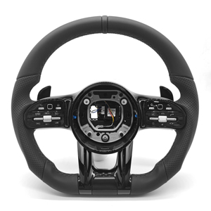 Volant en cuir noir modèle 809 pour Mercedes-Benz, adapté à toutes les séries de modèles neufs et anciens, produit très vendu - Product Image 1