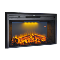 Dreamflame 33W Cheminée électrique Insert Intérieur Décoratif Chauffage à effet de flamme à LED pour usage domestique et hôtelier