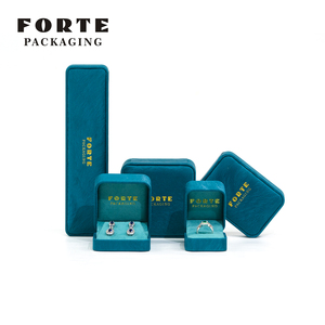 FORTE Elegant Custom Logo Rings Display High Quality Pendants <b>Earring</b> Boxes Simple Jewelry Packaging <b>Box</b> - Product Image 2