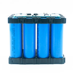 18650 3S4P 11.1V 7.2Ah lityum iyon batarya paketi ile plastik tutucu - Product Image 5