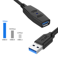 Câble d'extension USB 3.0 actif, type A mâle vers femelle, amplificateur de signal, répéteur, 5M 10M 15M 20M 25M