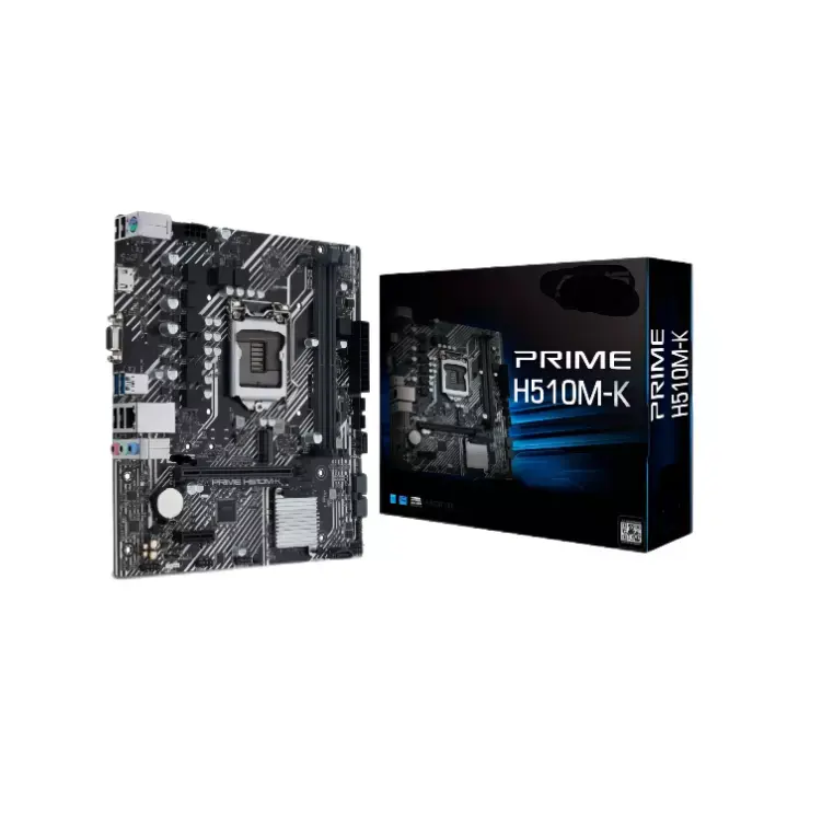 Asus PRIME H510M-K Office Computer Gaming Motherboard H510M Home PC Mother Board Supports Desktop Double SATA Intel 64 GB ATX