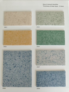 2.0mm <span class=keywords><strong>Gris</strong></span> <span class=keywords><strong>PVC</strong></span> Vinyle Hétérogène Plancher Commercial Antidérapant <span class=keywords><strong>Parquet</strong></span> Traitement de Surface pour Hôpitaux - Product Image 4