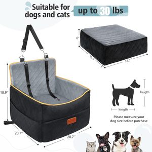 Kleine honden, middelgrote honden, krasbestendige autostoel voor huisdieren, afneembare draagbare hondenmanden, hondenfietszitje, hondenbedden, huisdierentransporttas - Product Image 3