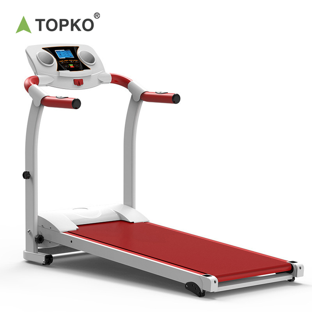 TOPKO Portable Multicolor Foldable Walking Treadmill Home Electric Walking Pad with LED Screen With Heart Rate Test