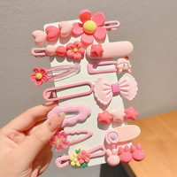 Kit de pinces à cheveux colorées et personnalisées pour filles et bébés, motif nœud, fleur, étoile, princesse, avec emballage sur mesure – Le cadeau le plus vendu en usine