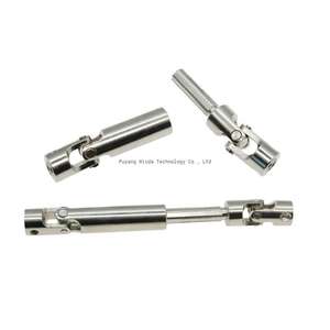 1Pc Hoge Hardheid Telescopische Universele Transmissie As Cardanas Ijzeren Aandrijfas Voor Rc 1/10 Modellen Scx10 Axiale Rups - Product Image 2