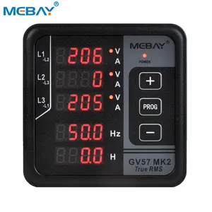 Mebay Générateur numérique triphasé Genset Panel Meter GV57