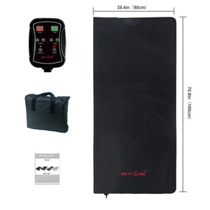 Manta de Sauna Portátil Btws con Cremallera, Manta Térmica Impermeable para el Cuerpo - Product Image 5