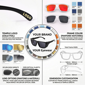 LMA 3416 Classic Brand Small Square Custom Logo Women Detachable Shield Sports <strong>Eyewear</strong> Z87 Men Safety Sunglasses High Quality - Product Image 5