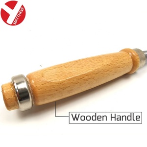 6-38 मिमी लकड़ी हैंडल क्रोम वैनेडियम स्टील फ्लैट लकड़ी की नक्काशी उपकरण पार्इंग चिएल नक्काशी उपकरण - Product Image 4